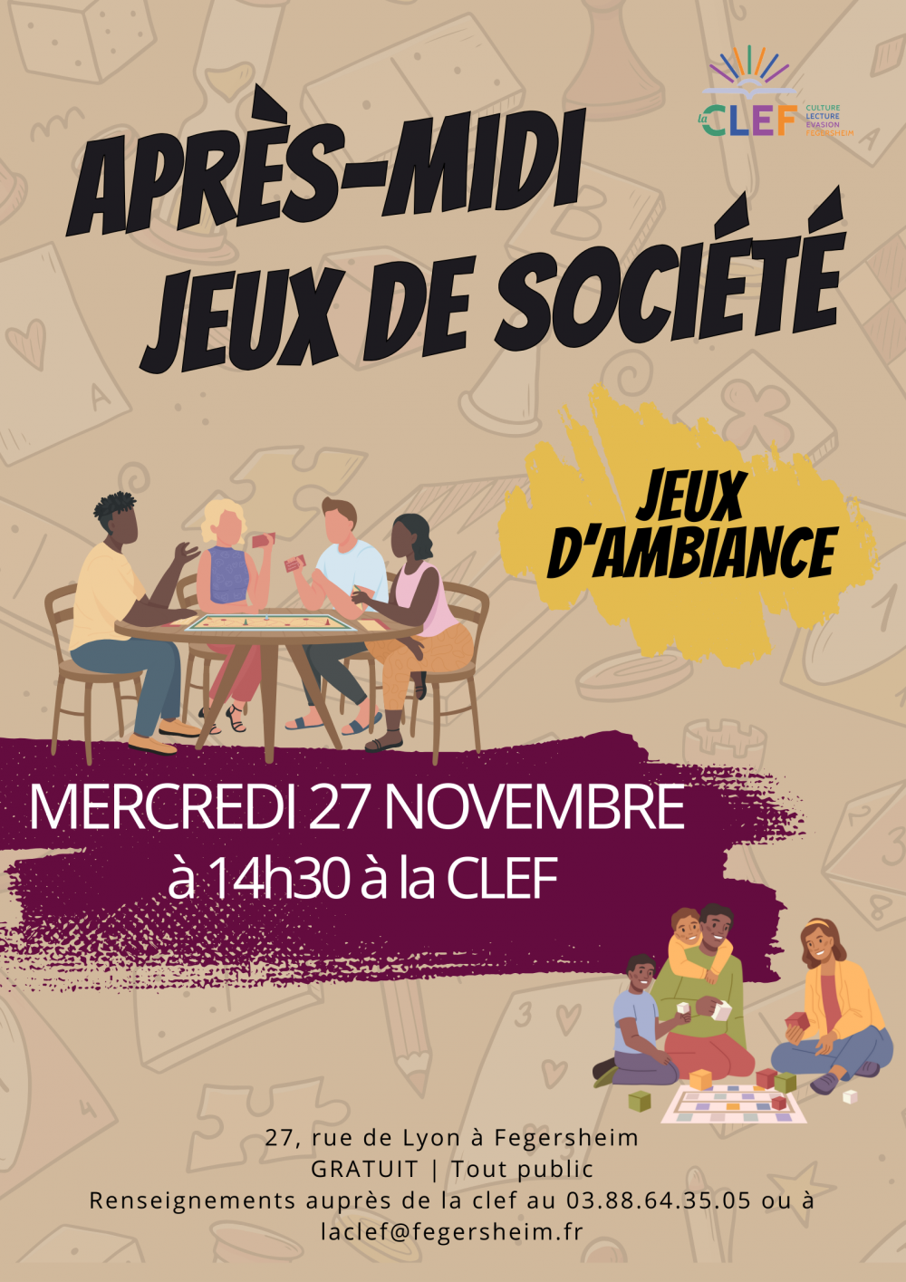 Après-midi Jeux de société