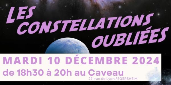 Soirée Astronomie : Les constellations oubliées